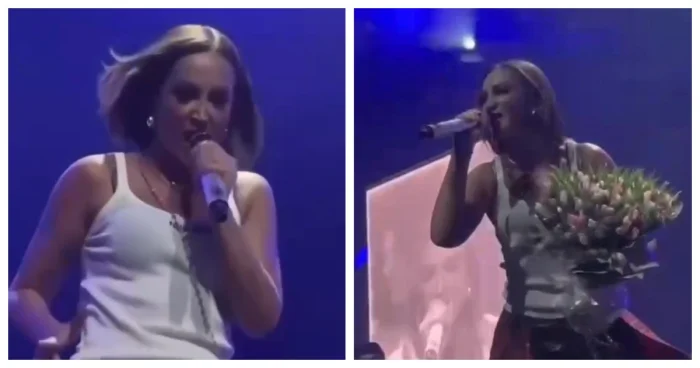 Ольга Бузова на сцене без фонограммы