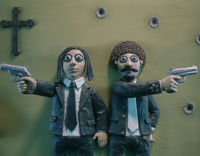 Если бы Криминальное чтиво сделали в стиле Пластилиновой вороны