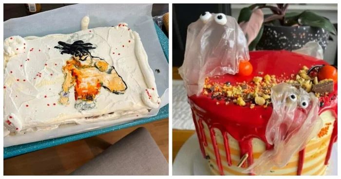 Когда торт пошёл не по плану: 17 случаев сладкого кошмара