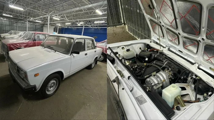 На продажу выставили ВАЗ-2107 с минимальным пробегом спустя 20 лет
