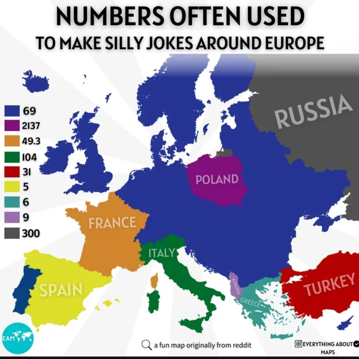 Какие числа в Европе стали поводом для шуток
