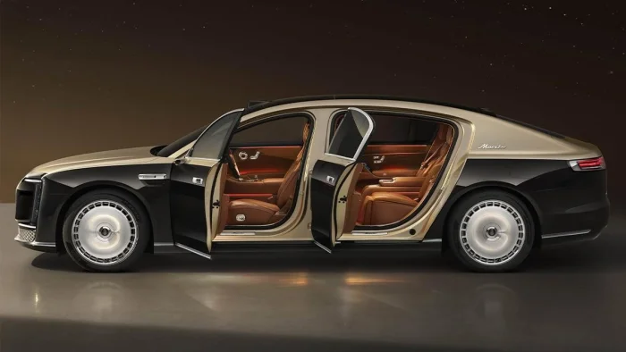 Конкурент Майбаха из Китая показал роскошный интерьер своего авто