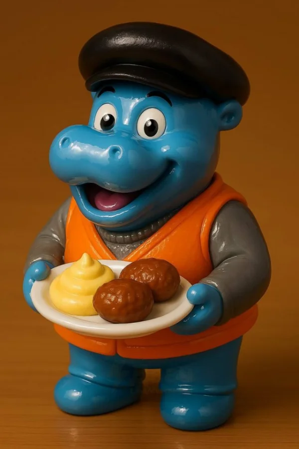 Киндер-бегемотики в образах из российской жизни