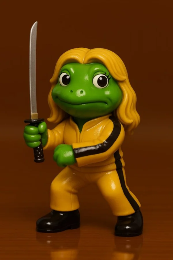 Киндер-лягушата в стиле голливудских персонажей