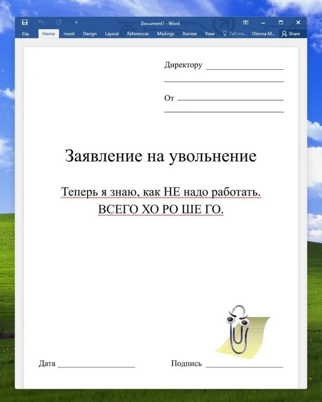 Увольняюсь красиво: шаблоны заявлений с долей юмора