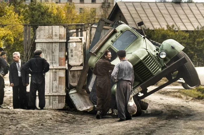 Москва 1950-х в цвете: 20 оживших кадров эпохи