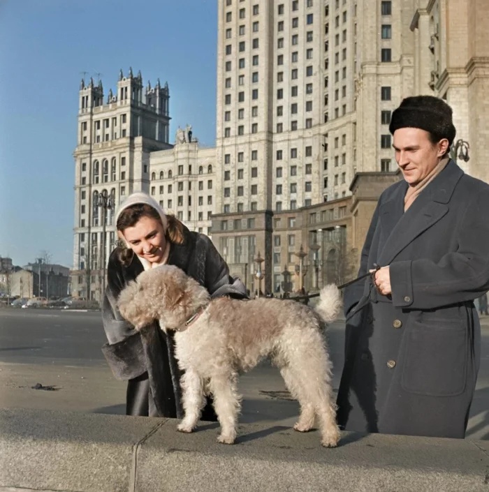 Москва 1950-х в цвете: 20 оживших кадров эпохи