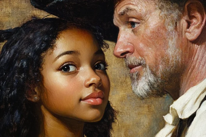 Про чёрную рабыню своего отца