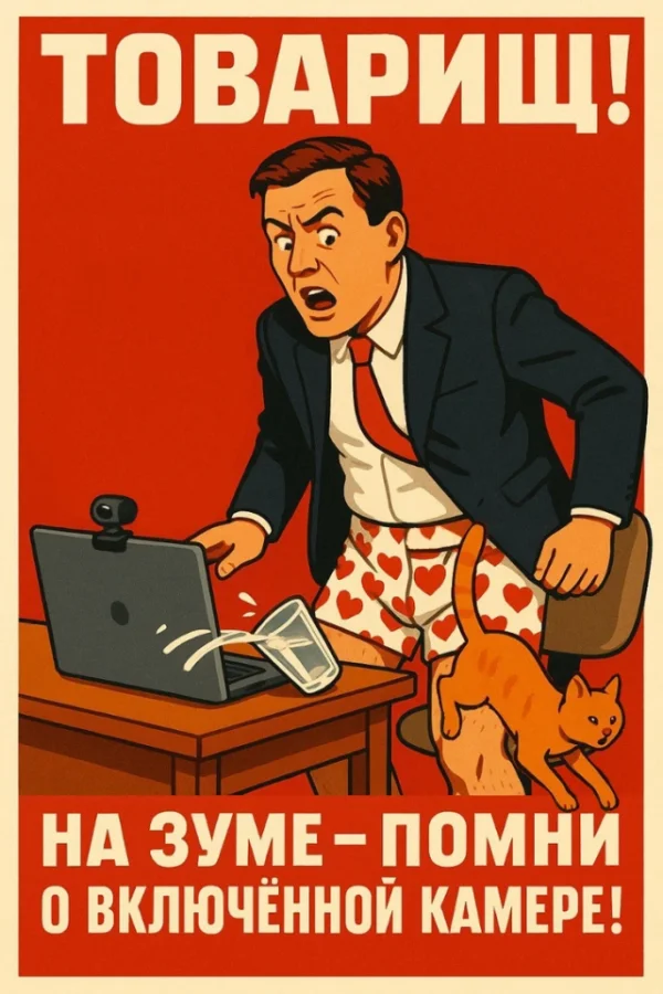 Современные версии советских мотивационных плакатов
