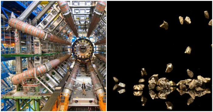 Большой адронный коллайдер и алхимия XXI века: золото из свинца