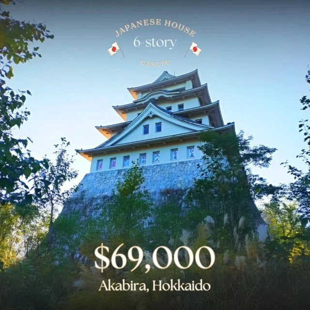 В Японии можно купить шестиэтажный замок по цене обычной квартиры