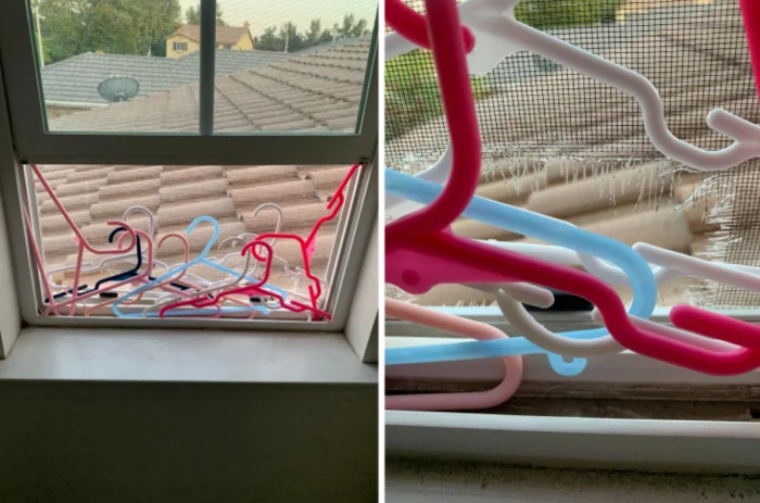 Вешалки как опора и заграждение