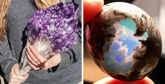 20 потрясающе красивых камней и минералов, созданных природой