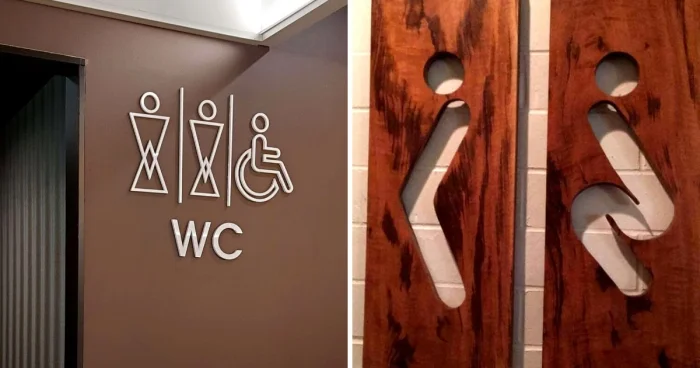 Мужской или женский? 12 табличек на туалетах, которые только запутывают