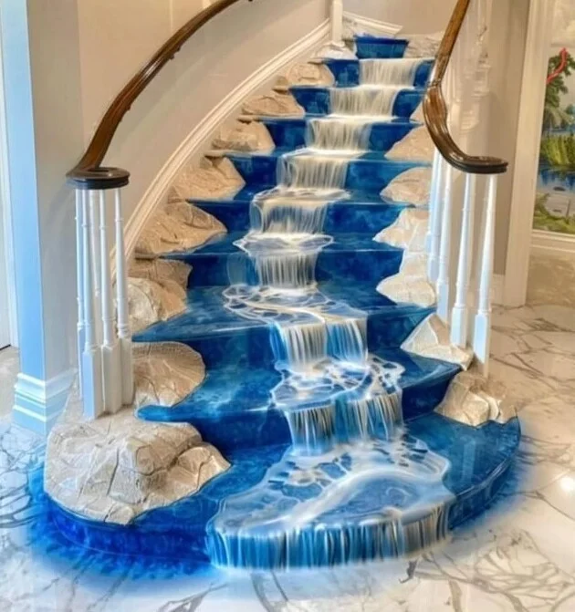 Водопады из смолы