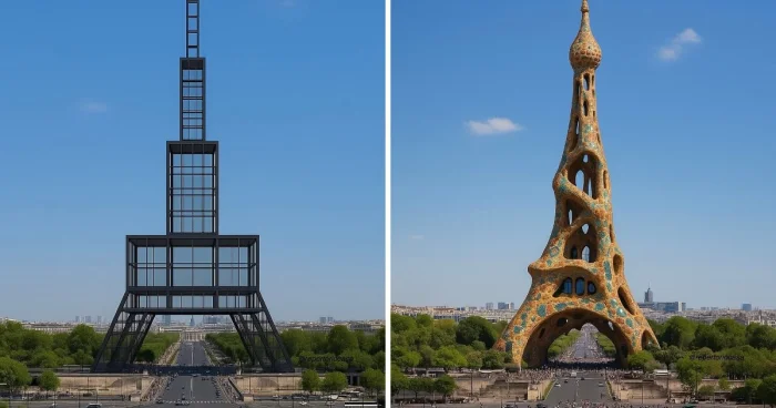 Эйфелева башня глазами других великих архитекторов