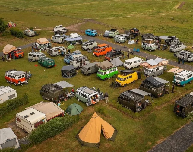 В Голландии прошёл слёт фанатов «Буханки» – владельцы УАЗов собрались уже в седьмой раз