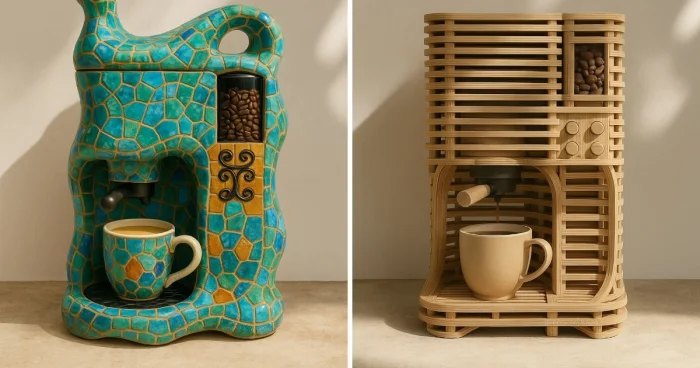 Если бы архитекторы проектировали кофемашины: фантазия на тему дизайна