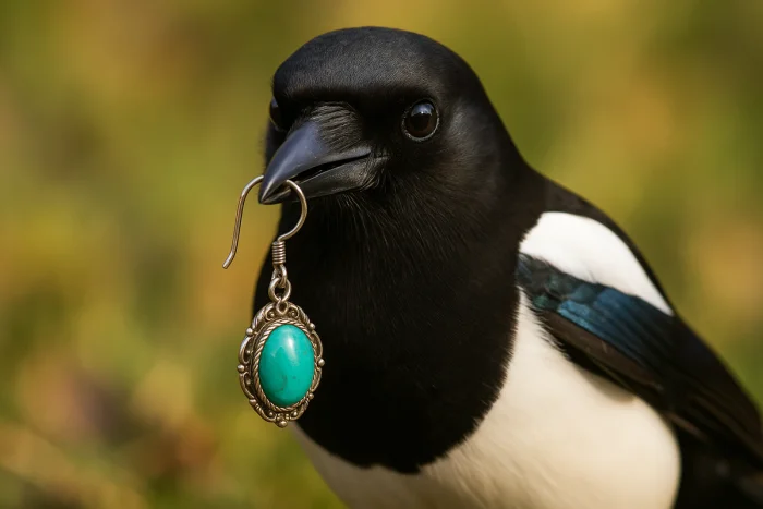 Сорока и блестяшки: правда ли, что она их ворует?