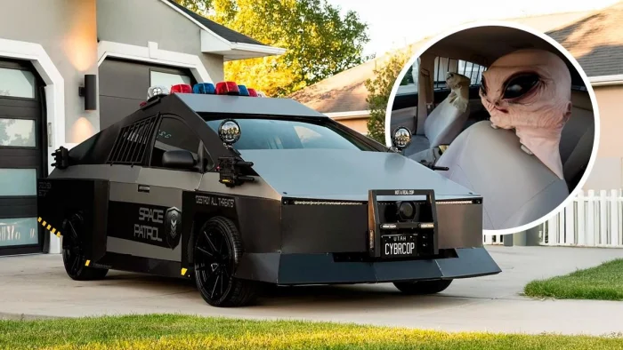 Toyota Prius в США переделали под копию Cybertruck