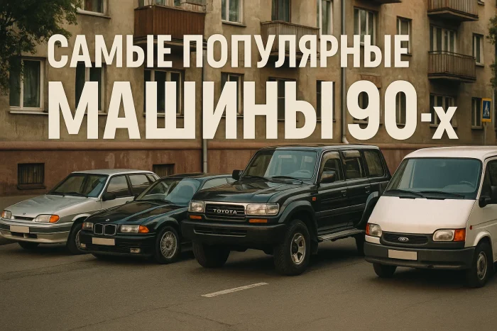 Автомобильная ностальгия: культовые машины 90 х