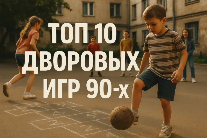 Топ 10 дворовых игр 90 х, которые мы помним до сих пор