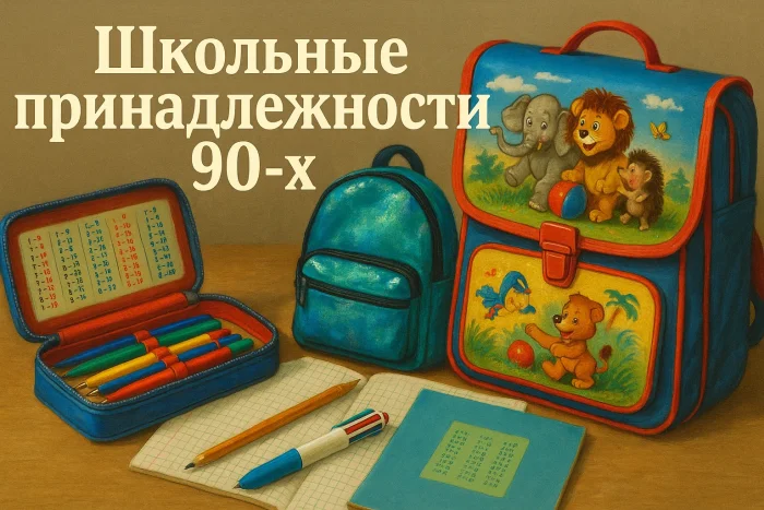 Канцтовары и школьные вещи 90-х: пеналы, ранцы и многое другое