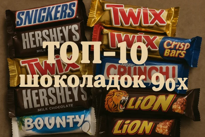 ТОП-10 шоколадок 90-х: вкус детства
