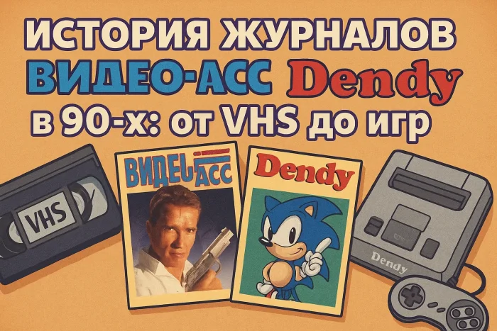 История журналов «Видео-Асс» и «Dendy» в 90-х: от VHS до игр