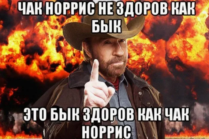 Чак Норрис бьёт