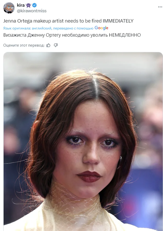 Фанаты не узнали Дженну Ортегу: что случилось с её внешностью?