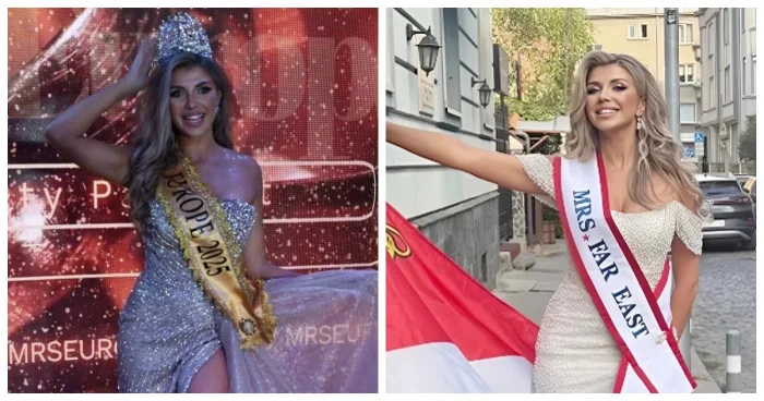 Анастасия Белик из Владивостока стала Миссис Европа 2025