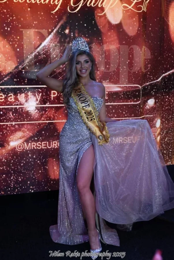 Анастасия Белик из Владивостока стала Миссис Европа 2025