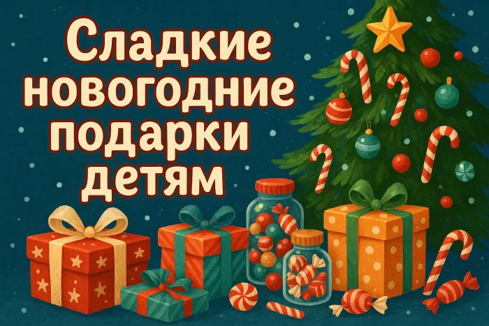 Сладкие новогодние подарки детям: как превратить раздачу конфет в зимнюю сказку