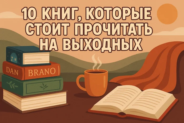 10 книг, которые стоит прочитать на выходных