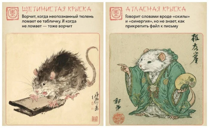 «Офисные крысы» по-китайски: ироничный взгляд на трудоголиков