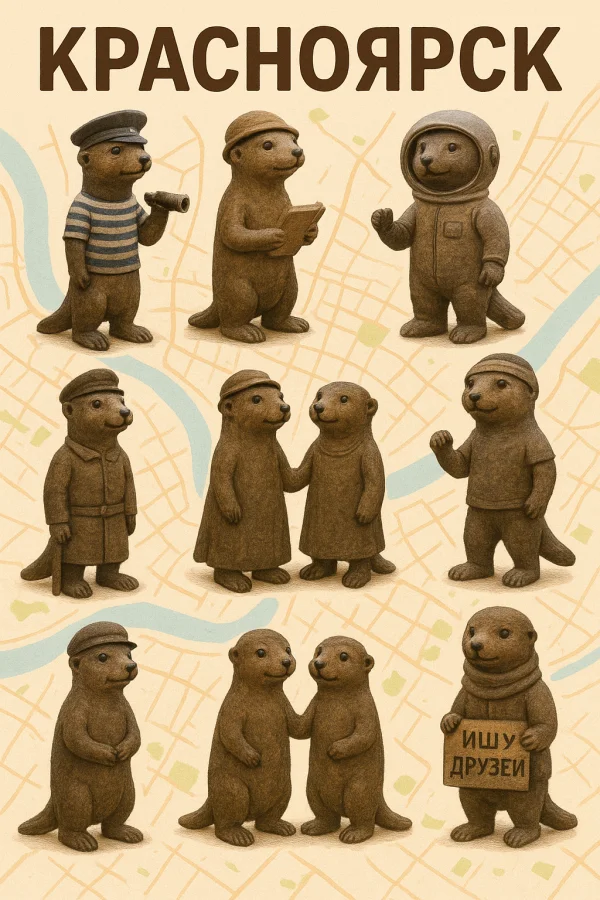 🐿 Суслики Красноярска — пушистые символы, покорившие город