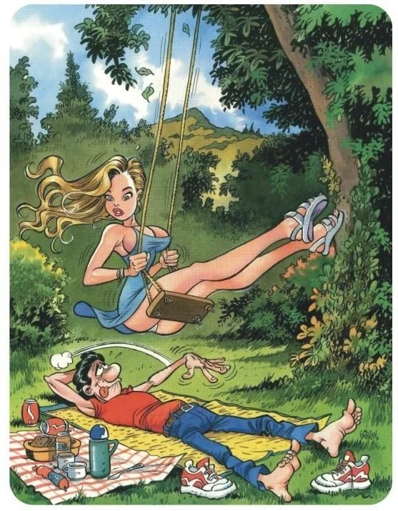 Огромная коллекция по настоящему смешных комиксов для взрослых