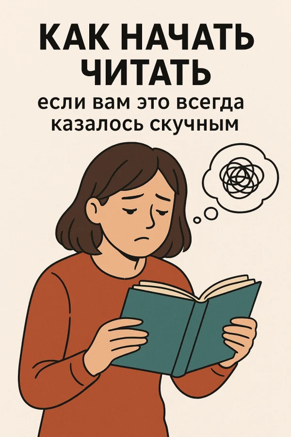 Как начать читать, если вам это всегда казалось скучным