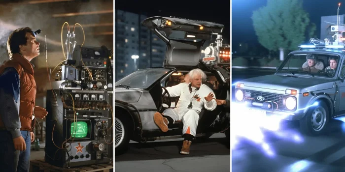 «Назад в СССР»: как нейросеть перенесла героев культового фильма в советскую эпоху.