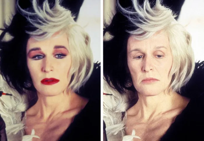 Нейросеть стерла макияж с киношных красоток