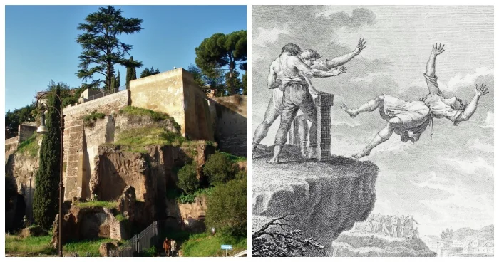 Обрыв Тарпейской скалы: древнеримское наказание для изменников