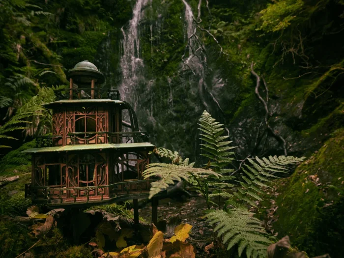 Волшебство в скандинавском стиле: крошечные домики для фей на острове Мэн.