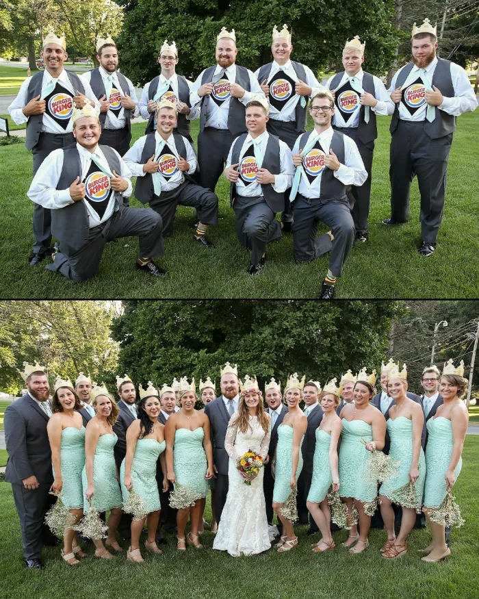 Burger King оплатил свадьбу пары с идеальными фамилиями