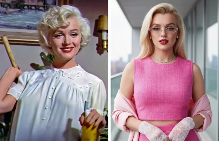 Что если бы TikTok был в эпоху ретро: как выглядели бы легендарные красавицы?