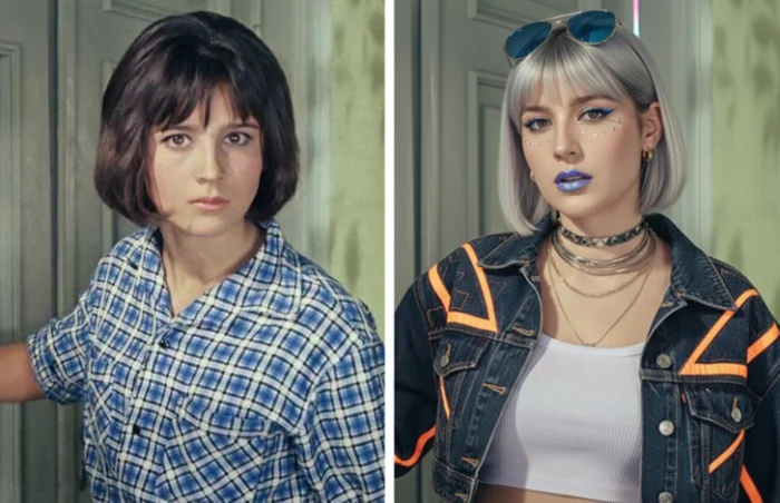 Что если бы TikTok был в эпоху ретро: как выглядели бы легендарные красавицы?