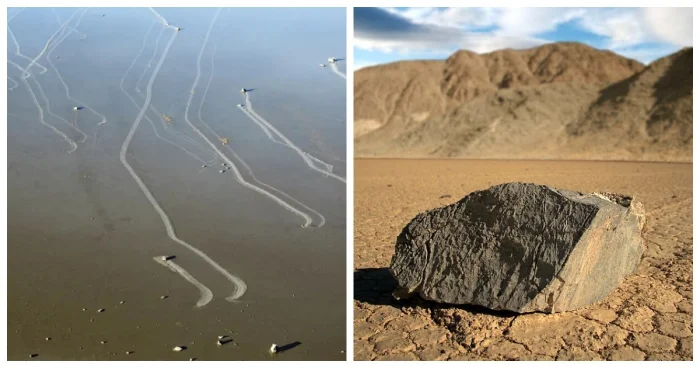 Феномен Долины Смерти: камни, которые двигаются сами по себе!