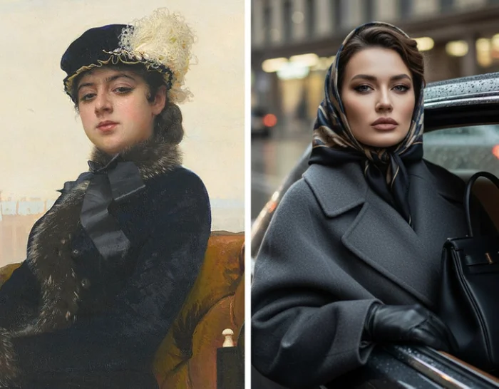 Как выглядели бы героини картин на современных фото