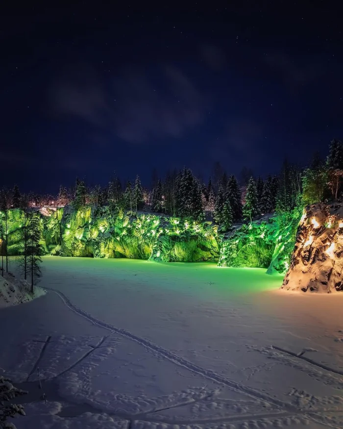 ✨ Зимняя сказка Рускеалы: начался сезон волшебства