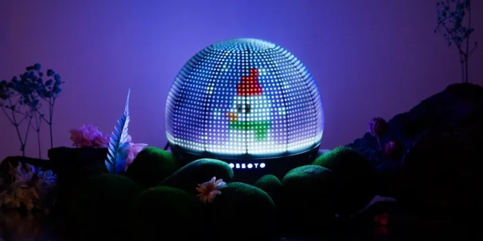 Лас-Вегас в миниатюре: Представлена ИИ-лампа Obboto в стиле знаменитой Sphere